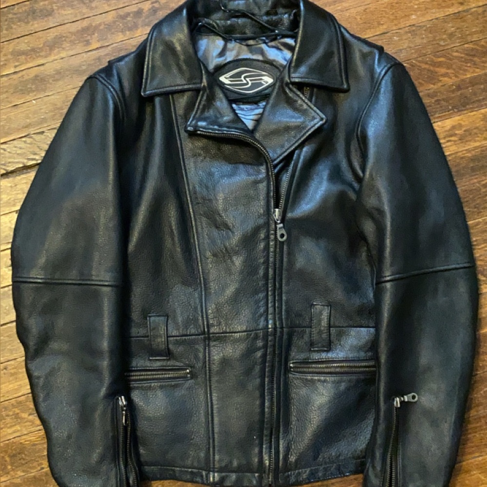 Sonic Racing Sports Leather Jacket